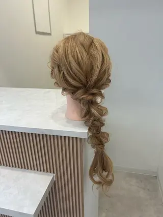 ロング ヘアアレンジ ヒナリ/まつ毛パーマ 無料モデル募集中☆彡のマツエク・マツパデザイン