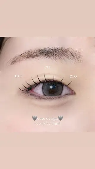 マツエク・マツパ li aile manaha♡のマツエク・マツパデザイン