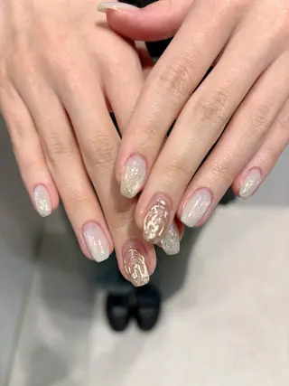 ネイル kanell（カネル）/所属・kanell⭐︎ ニュアンスネイルのネイルデザイン