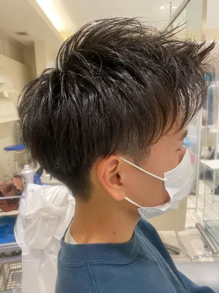 メンズ メンズパーマ 副店長ユウタのヘアスタイル