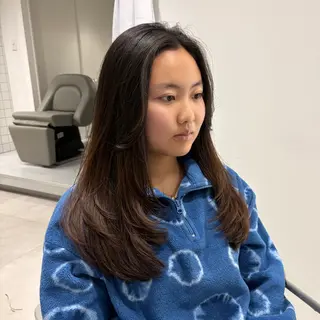 ロング soto.所属・レイヤー♡ 石川優奈のヘアスタイル