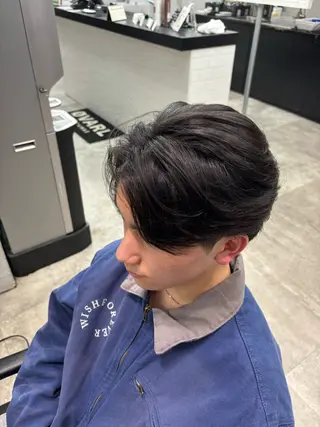 ミディアム パーマ メンズ 🐲原宿、渋谷/メン ズ特化/パーマ、縮毛のヘアスタイル