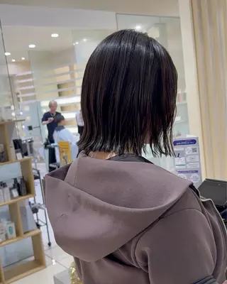 ミディアム パーマ ボブ/ 似合わせ🥀原ちひろのヘアスタイル