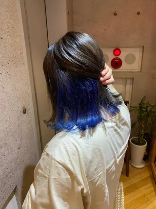 ミディアム カラー Ando Raycoのヘアスタイル