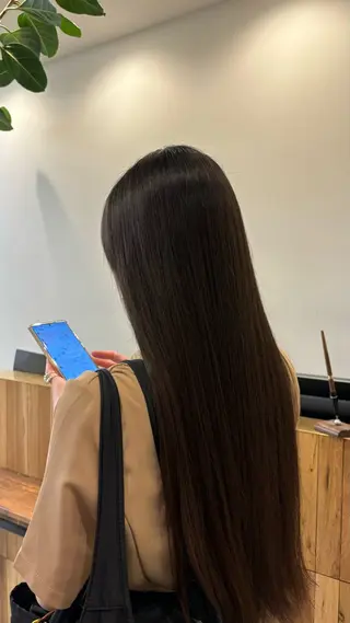 ロング よこやま なぎさのヘアスタイル