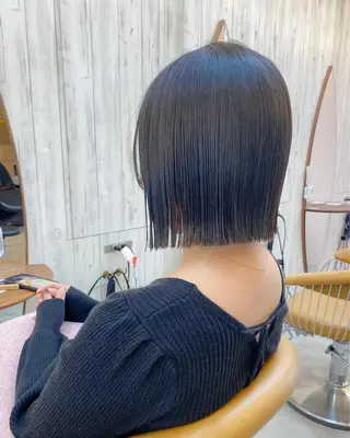 ミディアム カラー ♥️ボブ韓国風ヘア ♥️久保田夢美のヘアスタイル