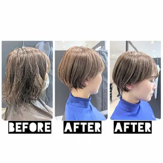 ショート カラー パーマ ヘアアレンジ 心斎橋難波本店 店長 THE ECT 中尾のヘアスタイル