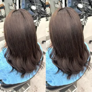 カラー ヘアメ🎀推しカラー 🥣横浜/しほ🧸のヘアスタイル