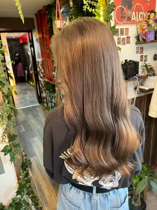 ロング カラー カラーパティシエ facce🌼ikoのヘアスタイル