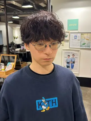 パーマ メンズ unsarto所属・レイヤー💫パーマ 🌙 nanacoのヘアスタイル