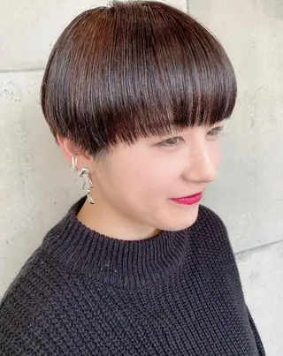 ショート 東 寛道のヘアスタイル
