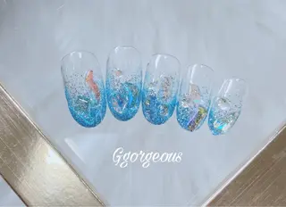 ネイル Gorgeous nail&school所属・♡ KURIN♡のネイルデザイン