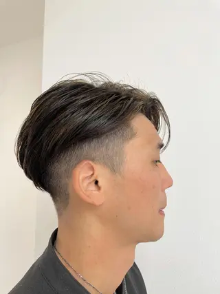 ショート メンズ 福田千尋/インナー カラー/縮毛矯正のヘアスタイル