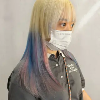 ロング カラー 【nui 茨木】 清水優のヘアスタイル