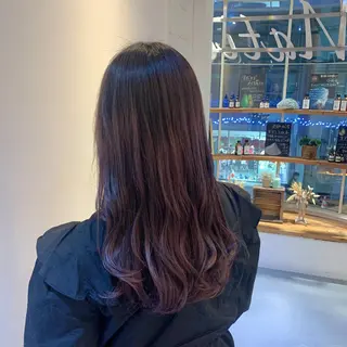 ロング カラー ヘアアレンジ 似合わせhair🔸 アサダ タカコ🔸のヘアスタイル