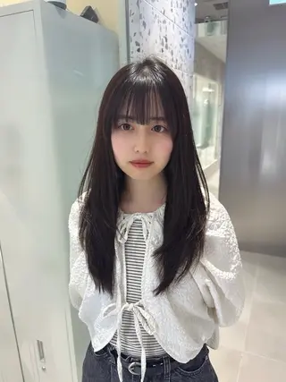 ロング カラー 矢野 晃平のヘアスタイル