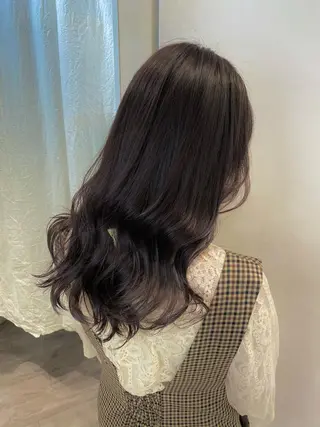 ロング カラー 顔まわりカット🌟 くびれヘア/寺門遥輝のヘアスタイル