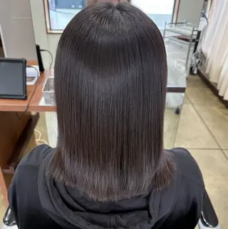 セミロング 中島 万凜のヘアスタイル