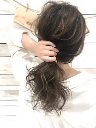 カラー 💎ブリーチ／ボブ 💎ハルのヘアスタイル