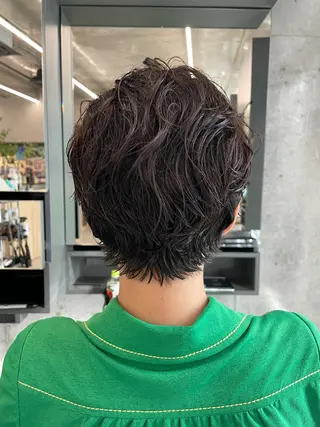 ショート パーマ 🌈前田 潤 /ショート/レイヤーのヘアスタイル