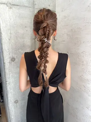 ロング ヘアアレンジ 美髪× ヘアセット✨Araiのヘアスタイル