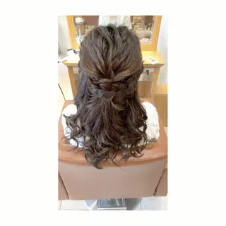 セミロング カラー パーマ ヘアアレンジ G LUX 清水のマツエク・マツパデザイン