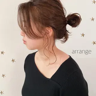 ミディアム パーマ 市川 千夏のヘアスタイル
