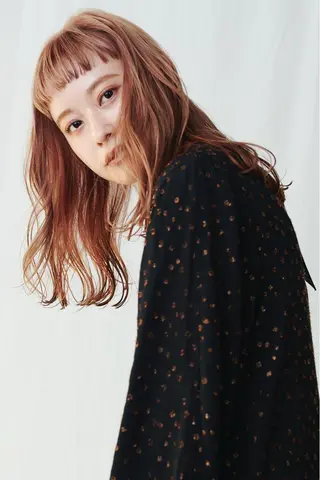 ロング カラー ミヤギ リュウキのヘアスタイル