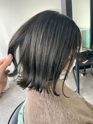 ショート カラー パーマ ヘアアレンジ メンズ キッズ ネイル マツエク・マツパ アイブロウ カラー特化サロン Eir心斎橋のヘアスタイル