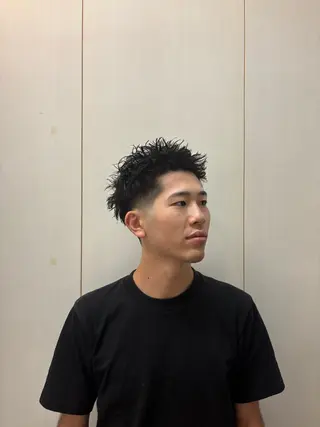 ショート 加藤 颯のヘアスタイル