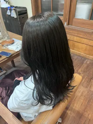 カラー Ayumi/髪質改善 ボブパーマ/レイヤーのヘアスタイル
