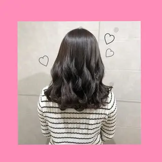 ミディアム カラー 韓国ヘア得意❤︎森澤 悠佳のヘアスタイル