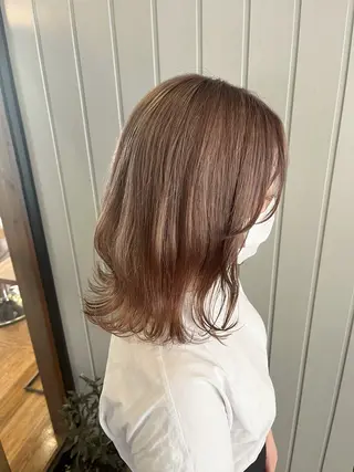 ミディアム 田中 結月のヘアスタイル