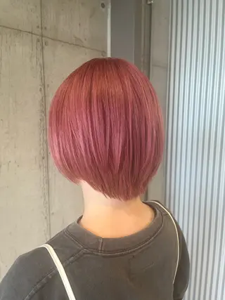 ショート カラー ヘアアレンジ ボブ×艶カラー 特化・リクト💥のヘアスタイル