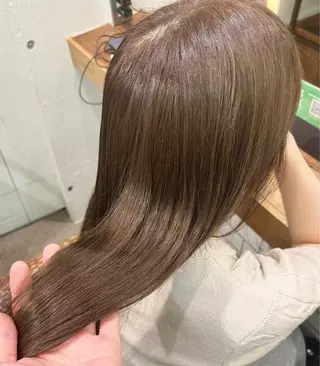 ロング カラー 似合う赤み消しカラー ＊こうき［恵比寿］のヘアスタイル