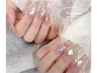 ロング more glam 原宿店のネイルデザイン