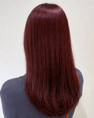 カラー 北村由衣 カラーモデルのヘアスタイル