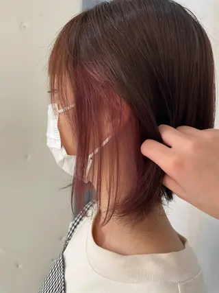 ミディアム chic 有山 美瑠のヘアスタイル