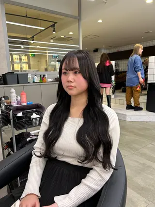 カラー 透明感ベージュ🤎 ナチュラルレイヤーのヘアスタイル