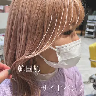 ミディアム 平山 美緒のヘアスタイル