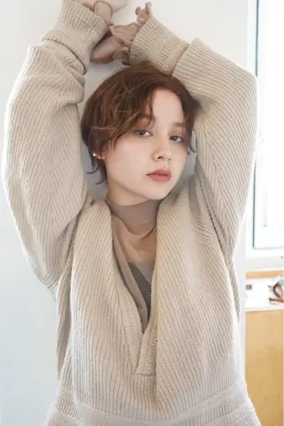 ショート ダメージレス◎東区/ 艶カラー💫/斉藤拓のヘアスタイル