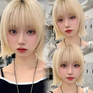 ミディアム 三鷹で1番ショート ボブをカットする新谷のヘアスタイル