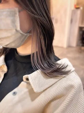 ミディアム カラー 奈良 優輝のヘアスタイル