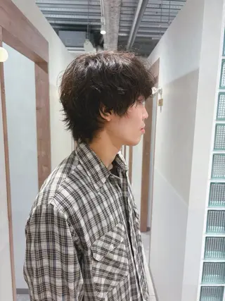 パーマ メンズ メンズパーマ/メンズ カット　田中気理真のヘアスタイル