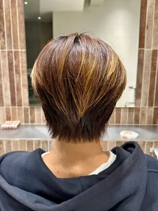 ミディアム メンズ 横浜/メンズ特化/ Farbe/田中颯斗のヘアスタイル