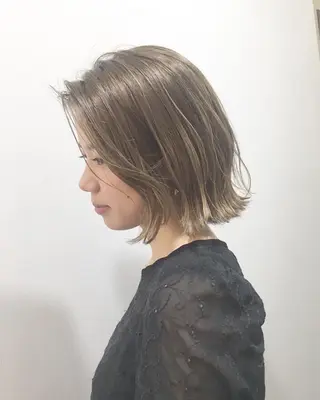 ミディアム カラー テディ teddyのヘアスタイル
