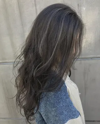 セミロング カラー 北間 寛哉のヘアスタイル