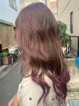 ロング カラー pep natsumiのヘアスタイル