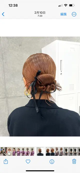 ミディアム 卒業式お呼ばれ🕊️ ヘアセット✴︎ミキのヘアスタイル