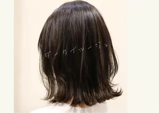 ミディアム 髪質改善カラー🫧 西岡 有希のヘアスタイル
